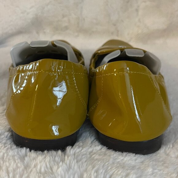 Tory Burch Ballet Loafer Mustard Patent Leather Size: 8 - Picture 7 of 16